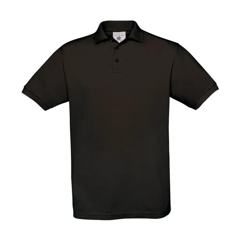 B&C Safran Piqué Polo - Black / S