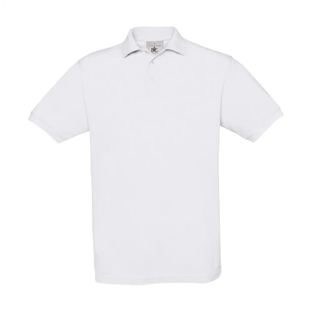 B&C Safran Piqué Polo - White / S