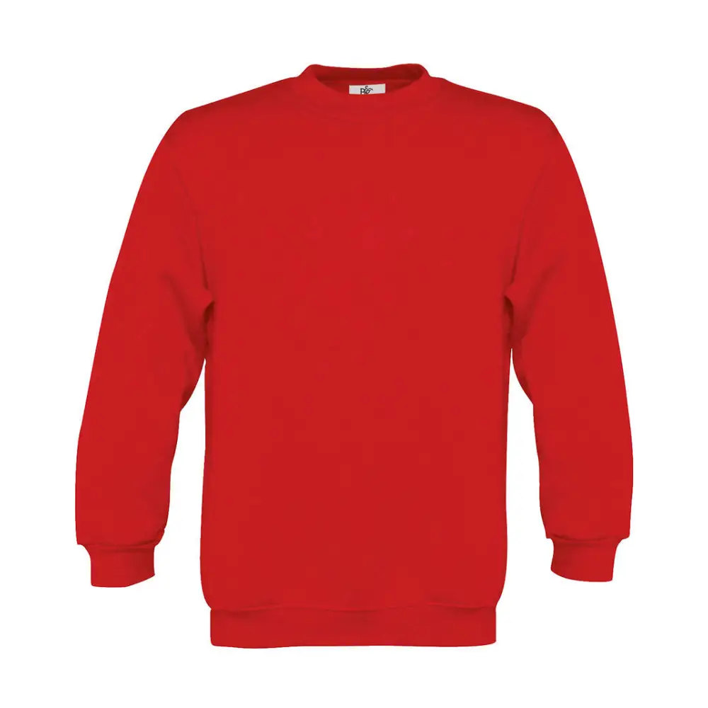 B&C Set In/kids Sweat - Red / 3/4 (98/104)