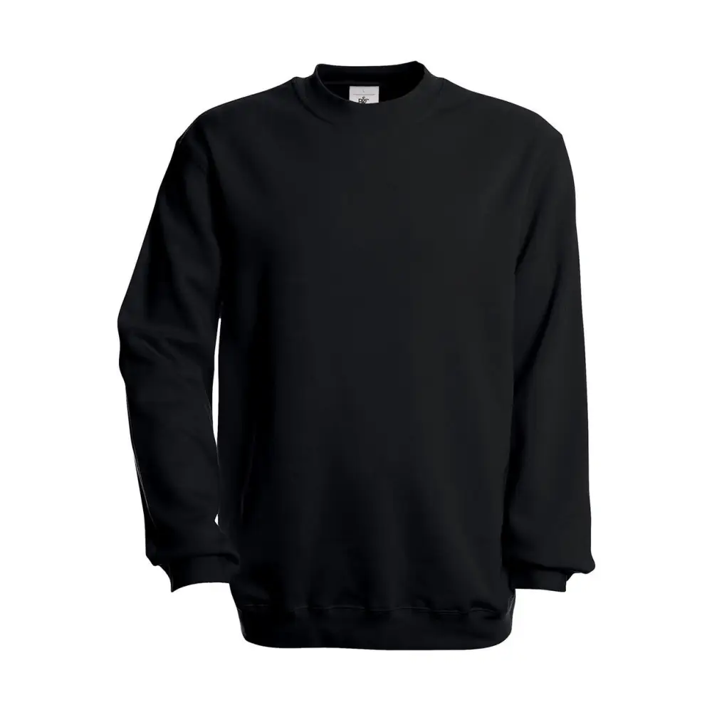 B&C Set In Sweatshirt - Black / S
