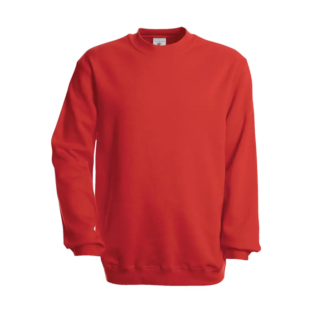 B&C Set In Sweatshirt - Red / S