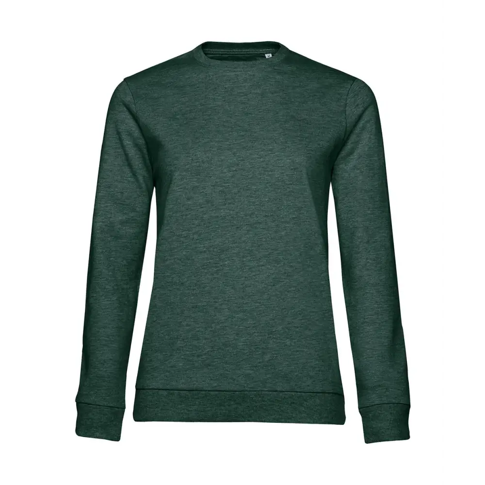 B&C #Set In /women French Terry - Heather Dark Green / XS