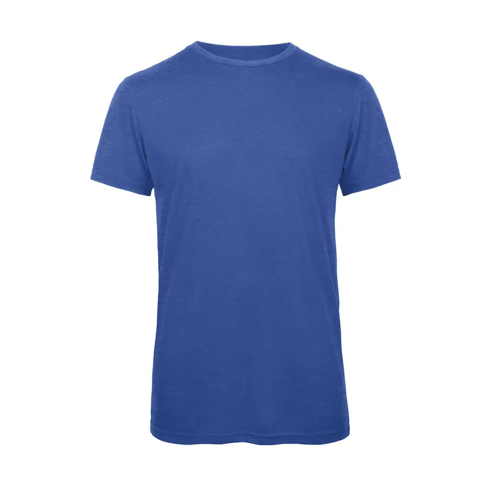B&C Triblend/men T-Shirt - Heather Royal Blue / S