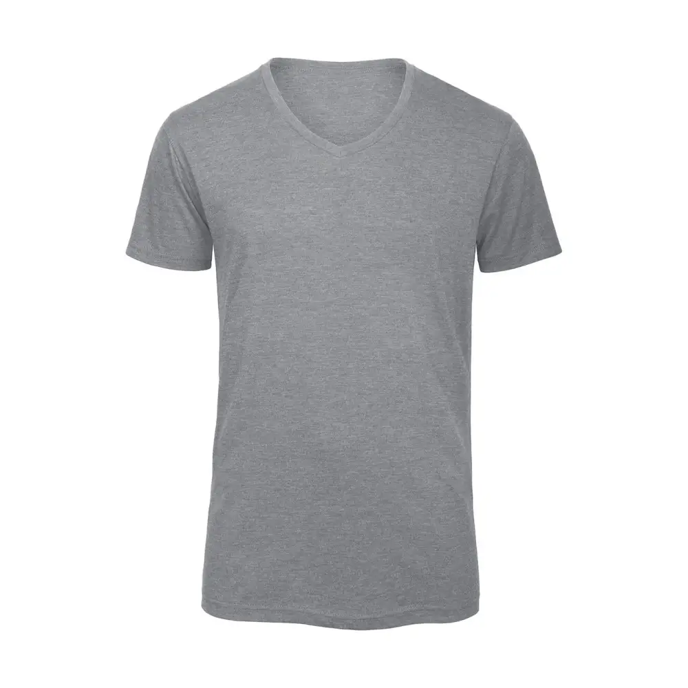 B&C V Triblend/men T-Shirt - Heather Light Grey / S