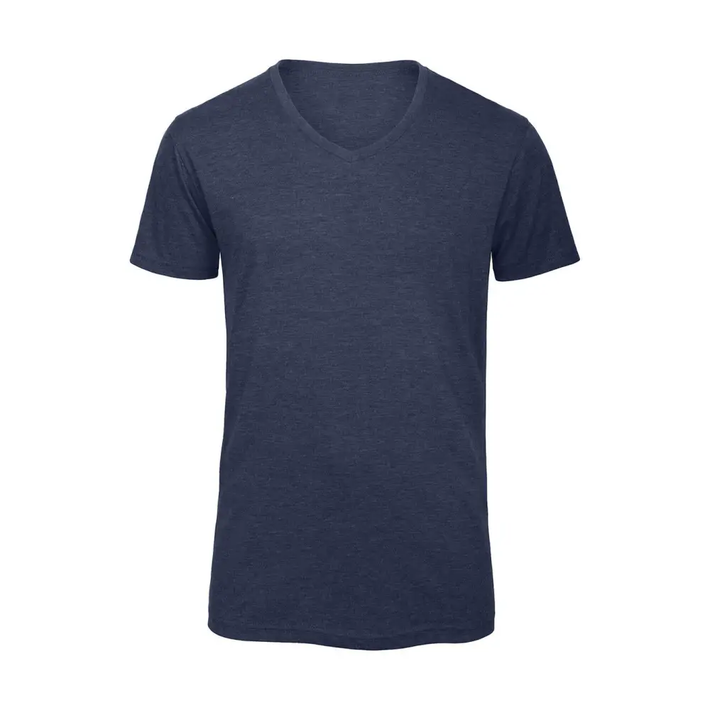 B&C V Triblend/men T-Shirt - Heather navy / S