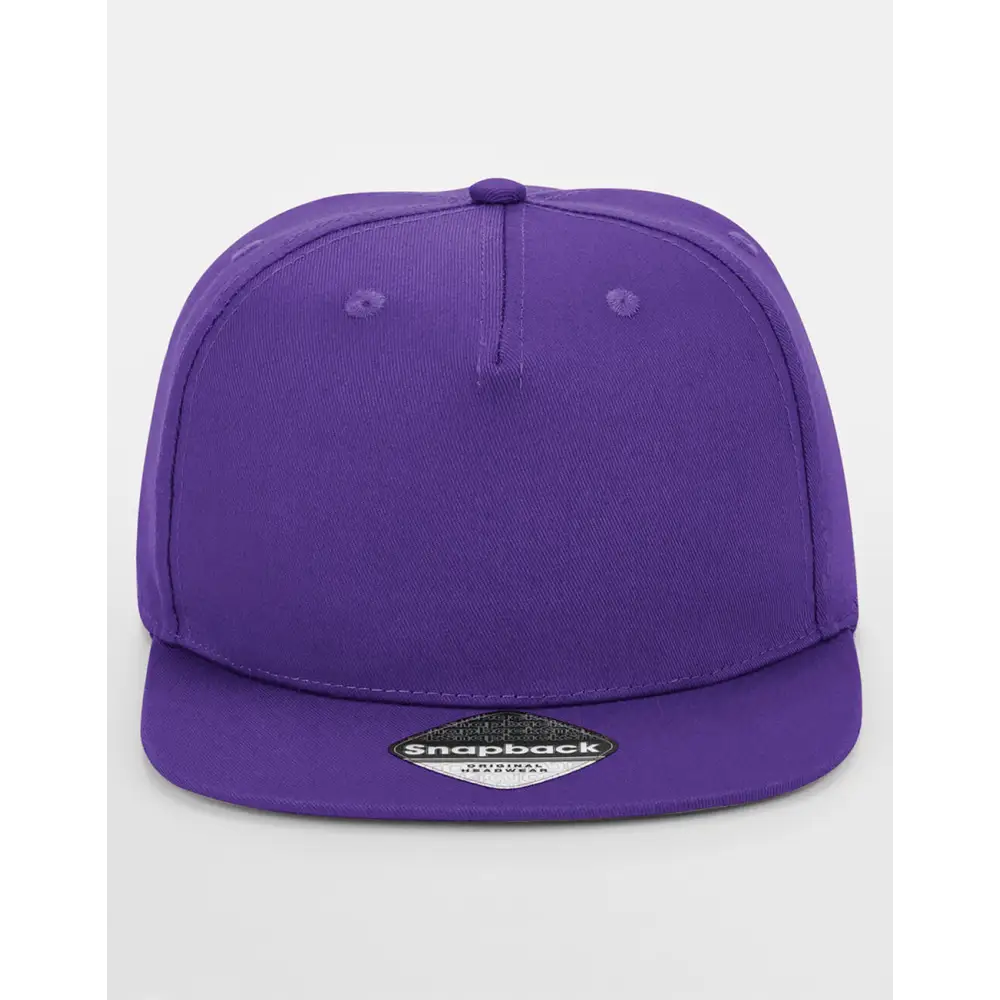 Beechfield 5 Panel Snapback Rapper Cap