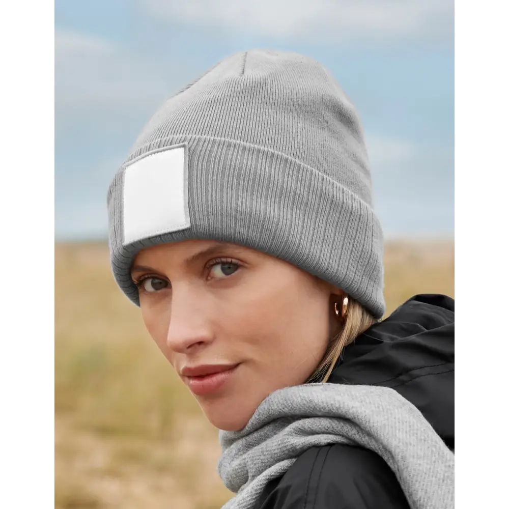 Beechfield Appliqué Patch Beanie