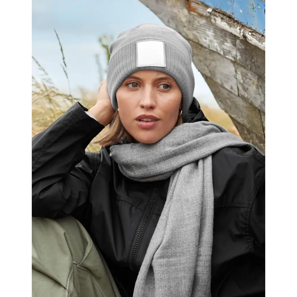 Beechfield Appliqué Patch Beanie