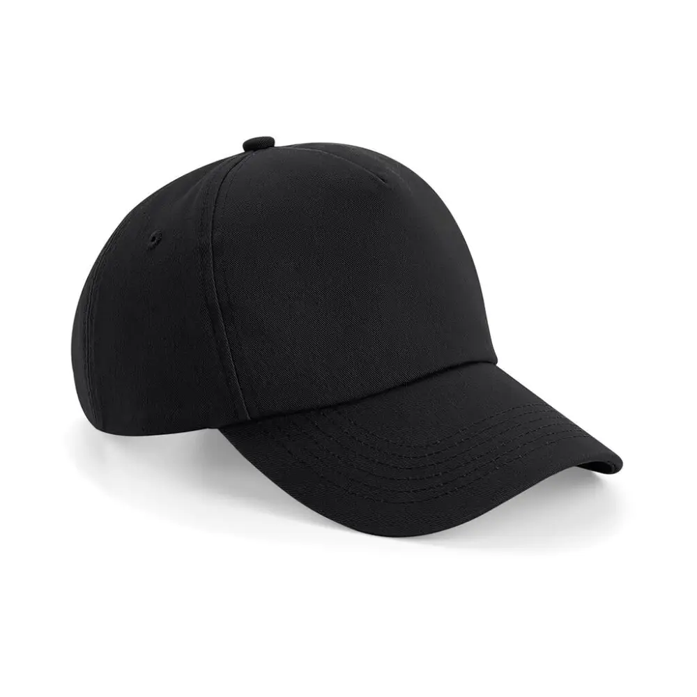 Beechfield Authentic 5 Panel Cap - Black