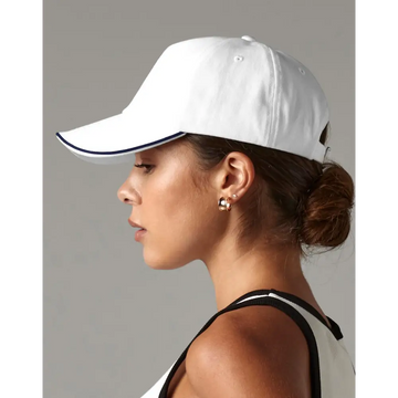 Beechfield Authentic 5 Panel Cap - Piped Peak