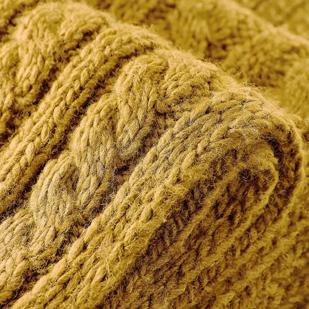 Beechfield Cable Knit Melange Scarf