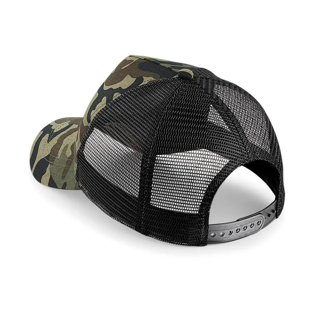 Beechfield Camo Snapback Trucker