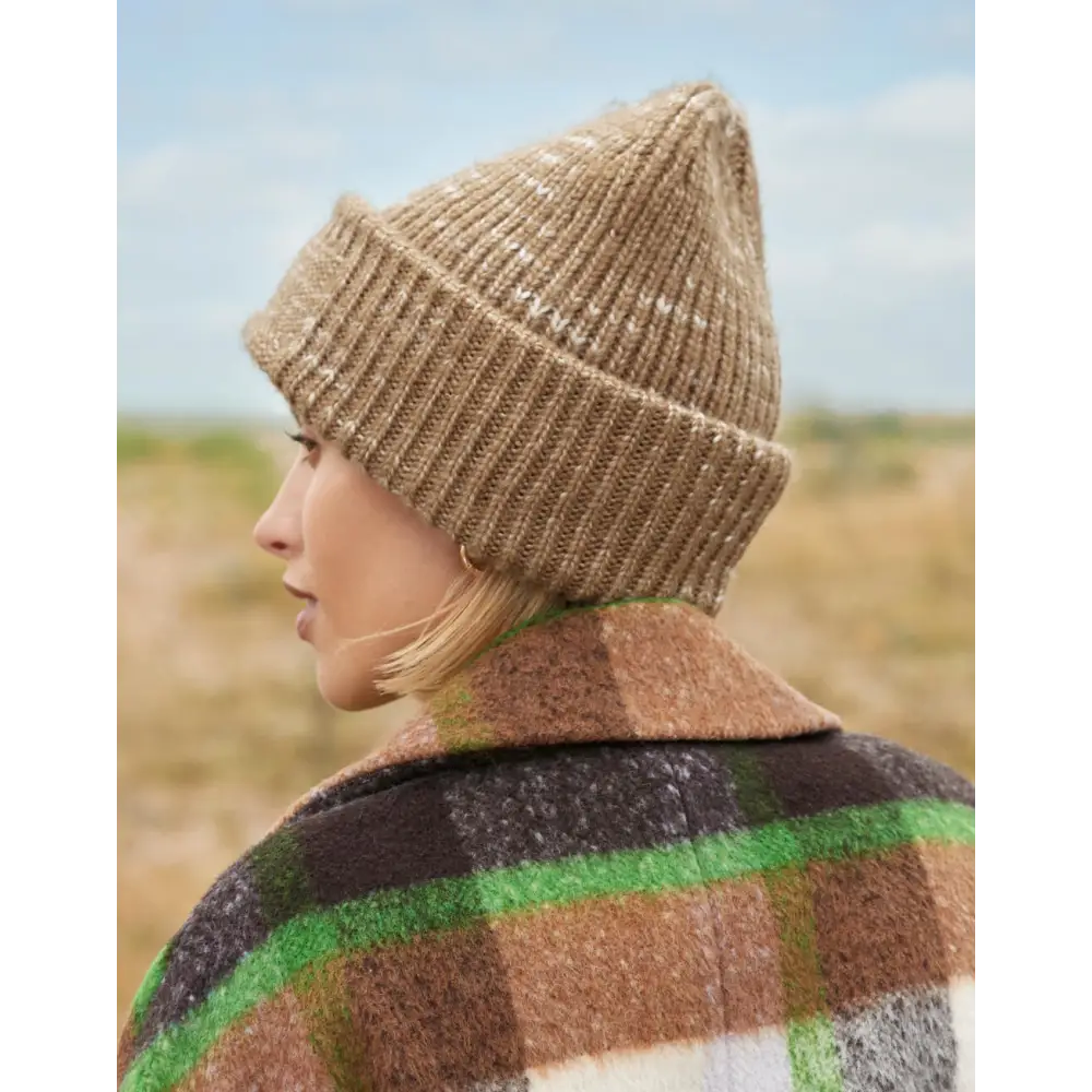 Beechfield Chunky Knitted Patch Beanie