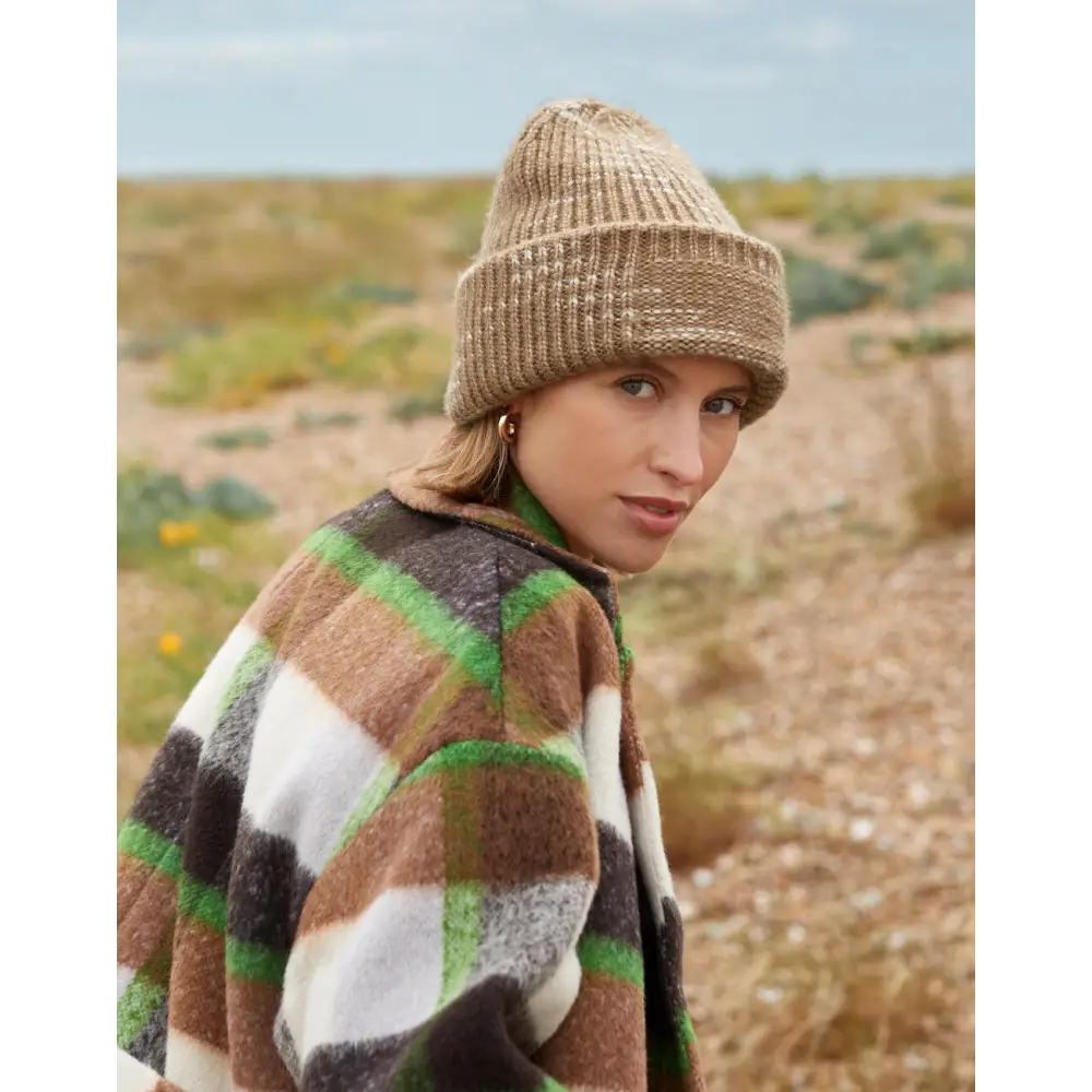 Beechfield Chunky Knitted Patch Beanie