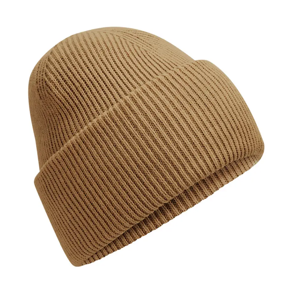 Beechfield Classic Engineered Deep Cuffed Beanie - Biscuit