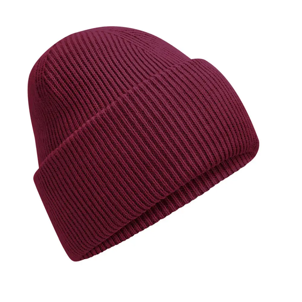 Beechfield Classic Engineered Deep Cuffed Beanie - Burgundy