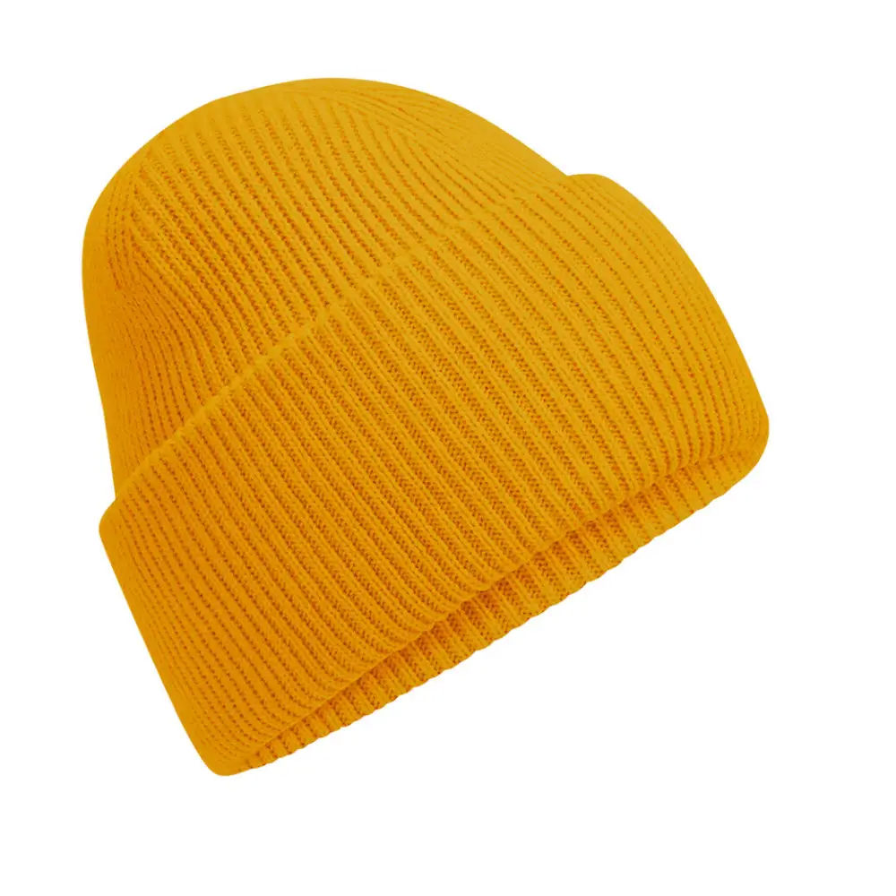 Beechfield Classic Engineered Deep Cuffed Beanie - Mustard