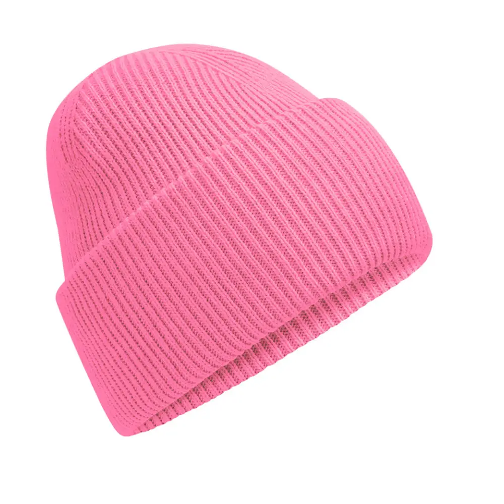 Beechfield Classic Engineered Deep Cuffed Beanie - True Pink