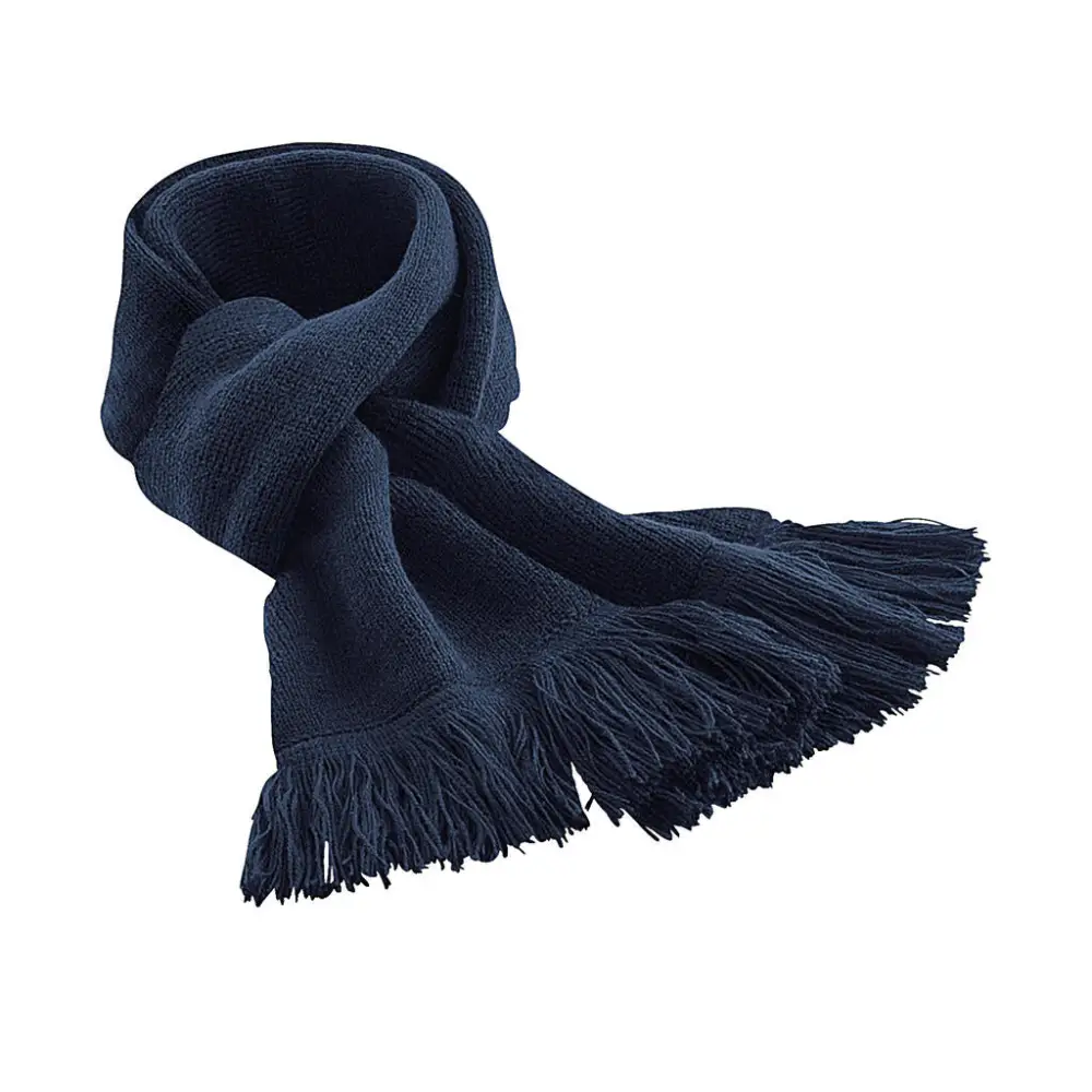 Beechfield Classic Knitted Scarf - French Navy