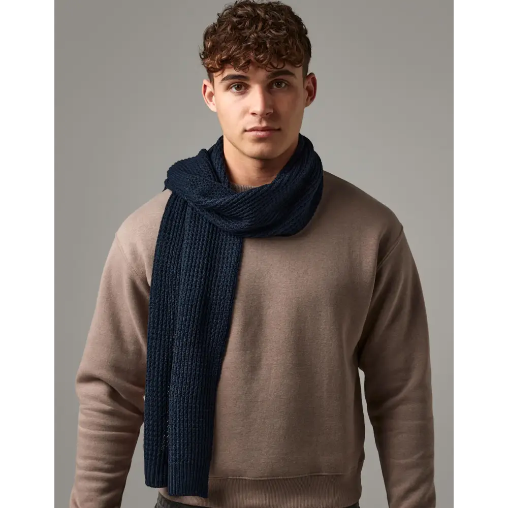Beechfield Classic Waffle Knit Scarf