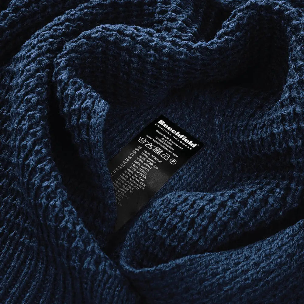 Beechfield Classic Waffle Knit Scarf