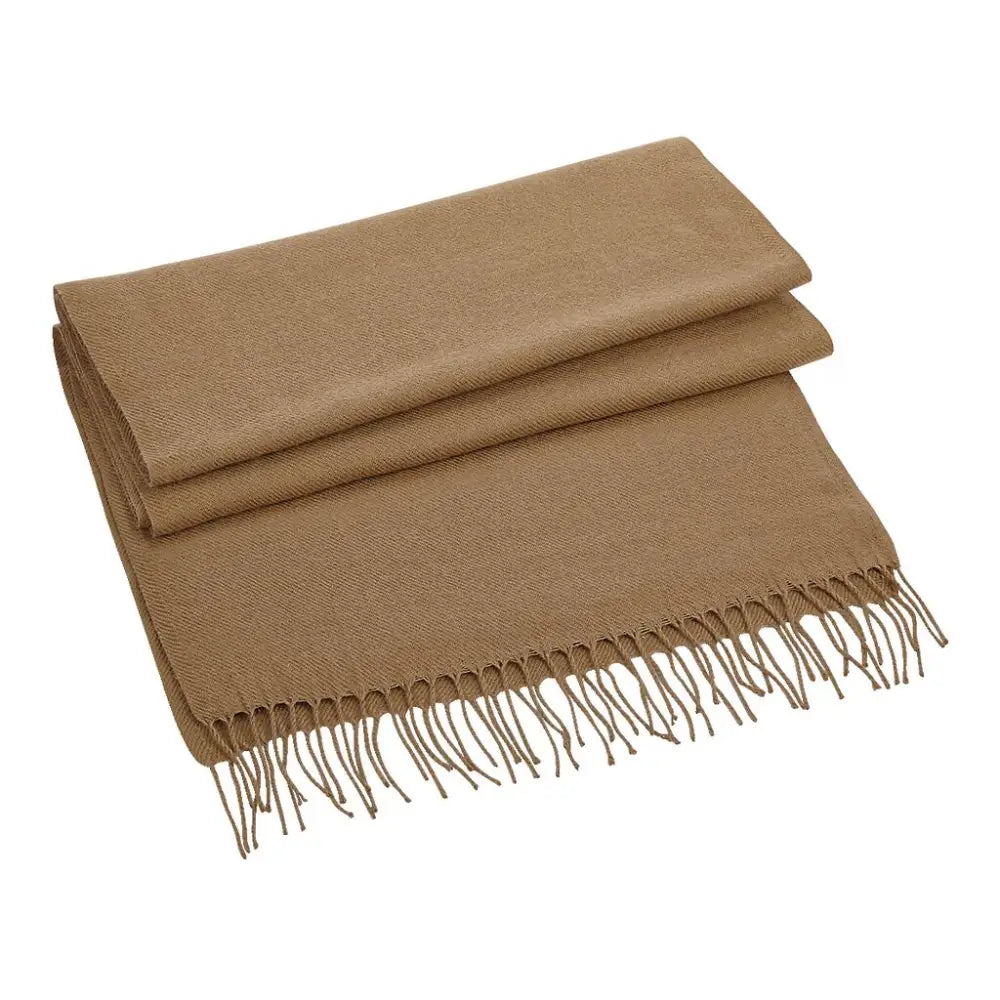 Beechfield Classic Woven Scarf - Biscuit
