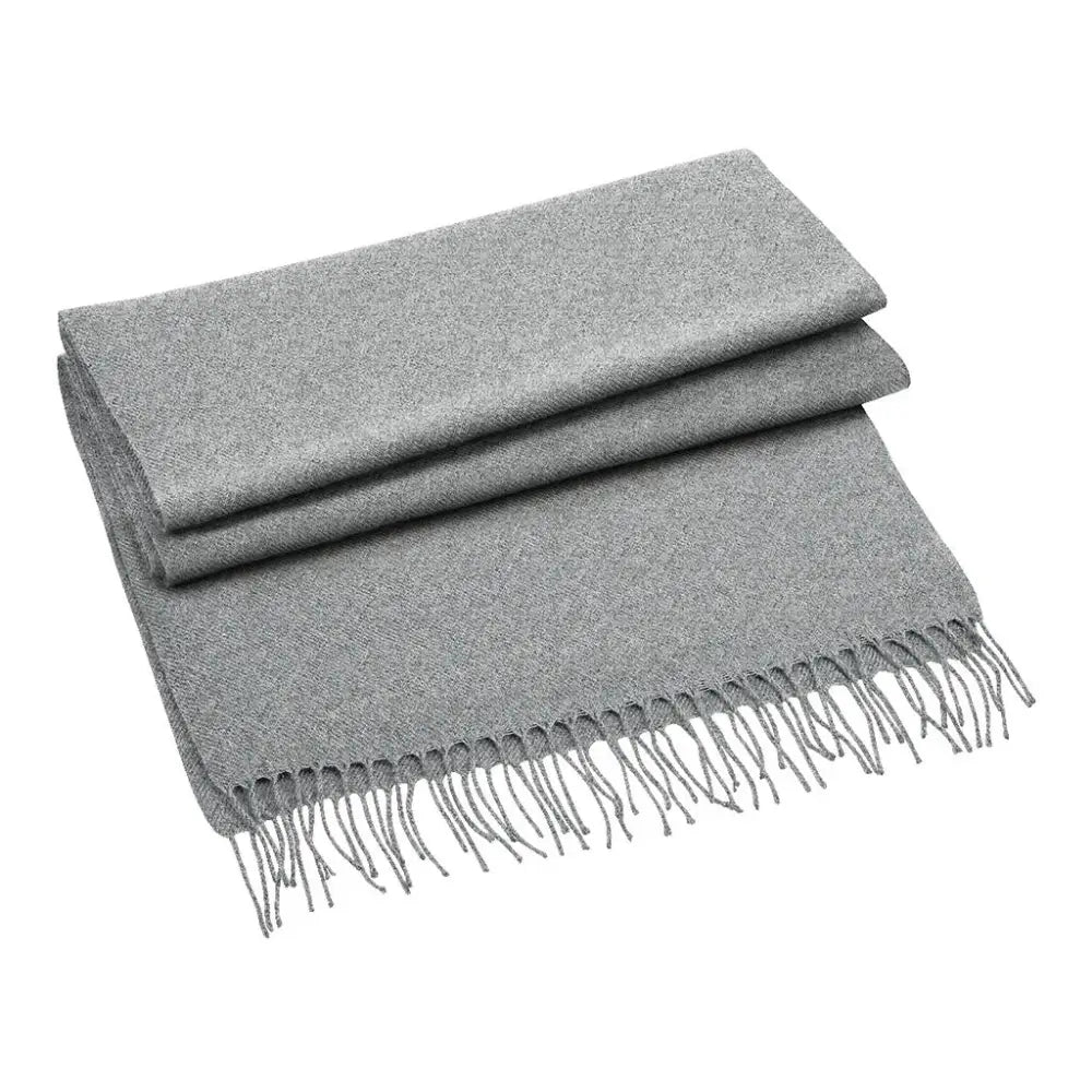 Beechfield Classic Woven Scarf - Heather Grey