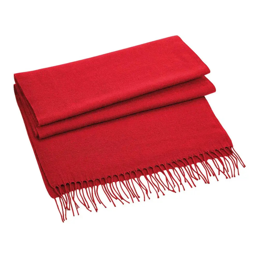 Beechfield Classic Woven Scarf - Classic Red