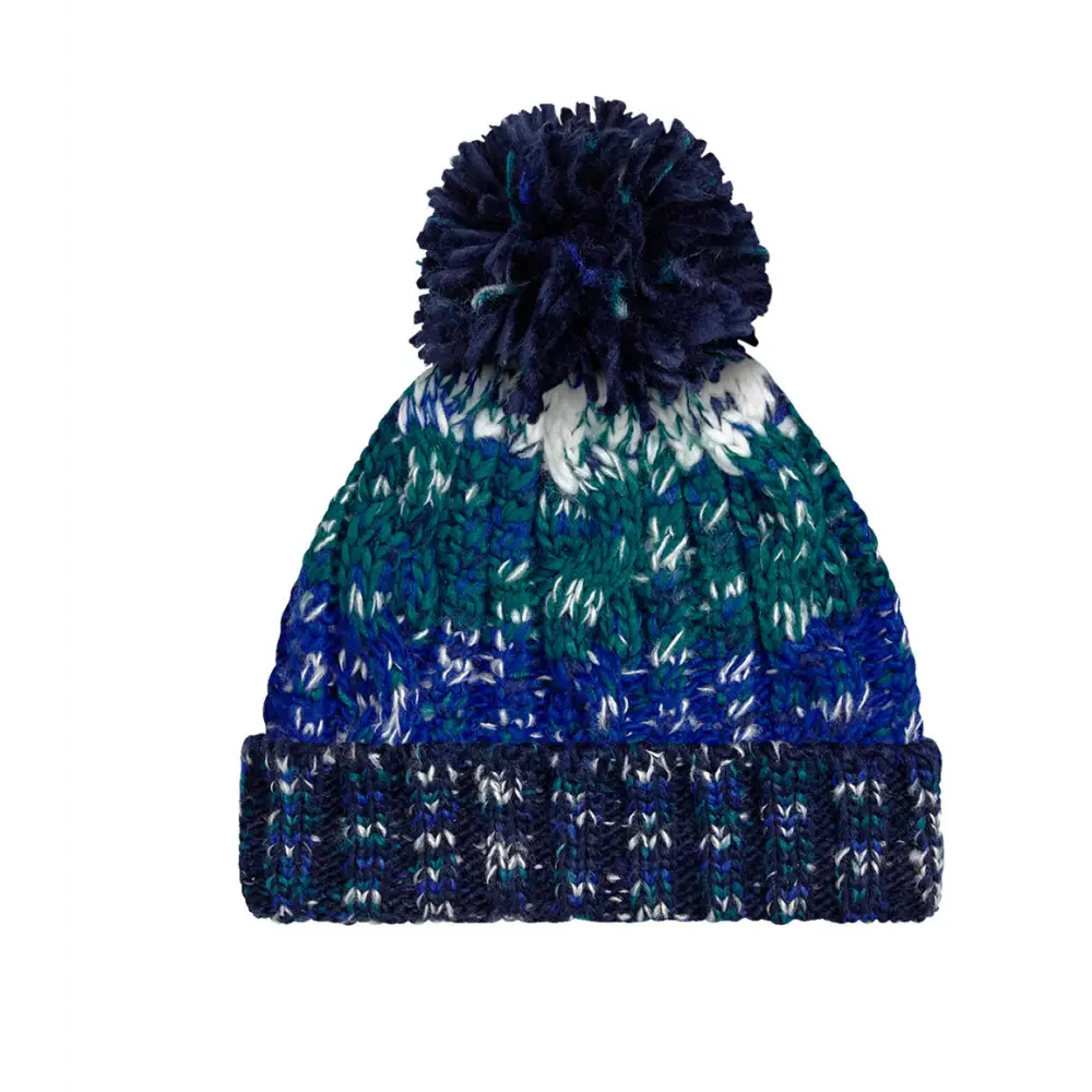 Beechfield Corkscrew Pom Pom Beanie