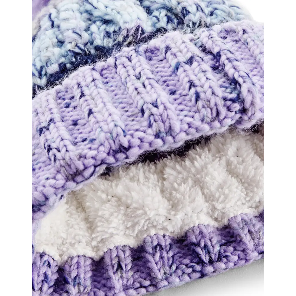 Beechfield Corkscrew Pom Pom Beanie