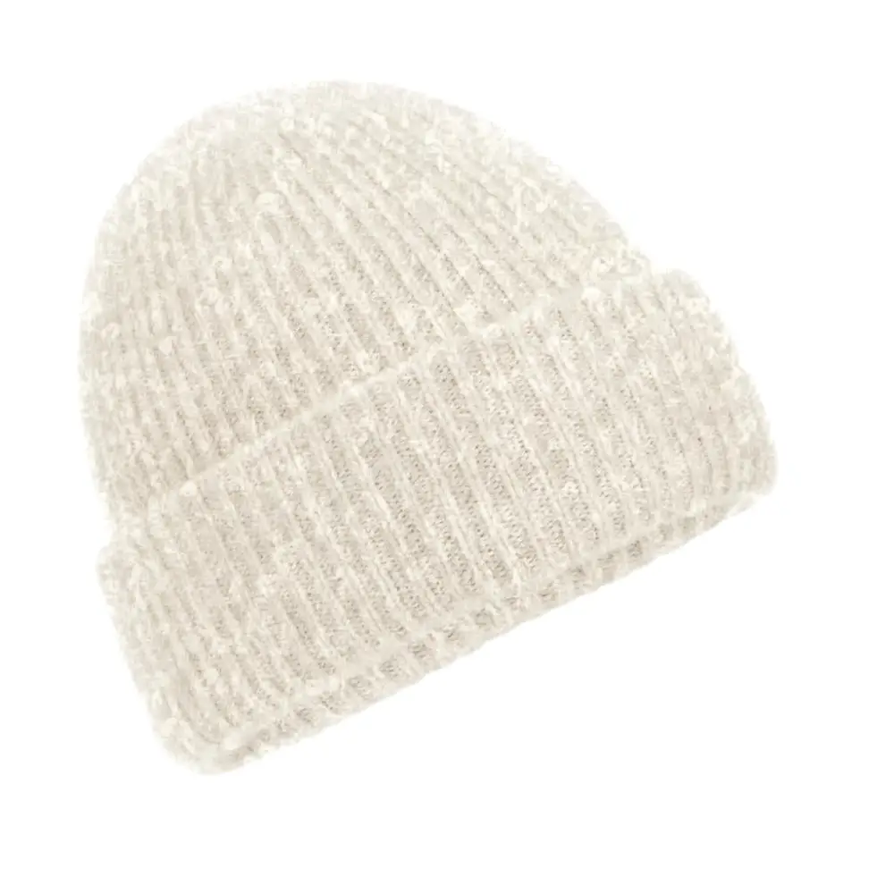 Beechfield Cosy Ribbed Beanie - Almond Marl