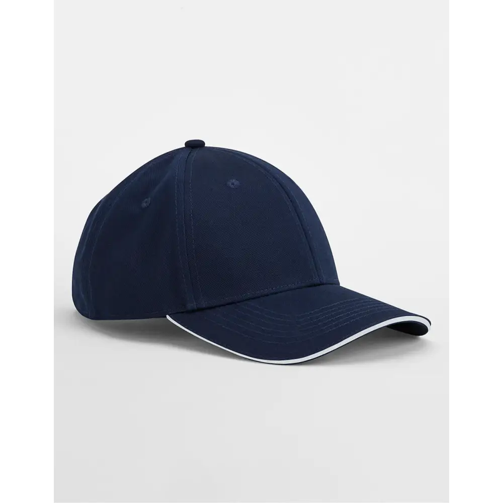 Beechfield EarthAware® Clas. Org. Cotton 6 Panel Sandwich P. - French Navy/White