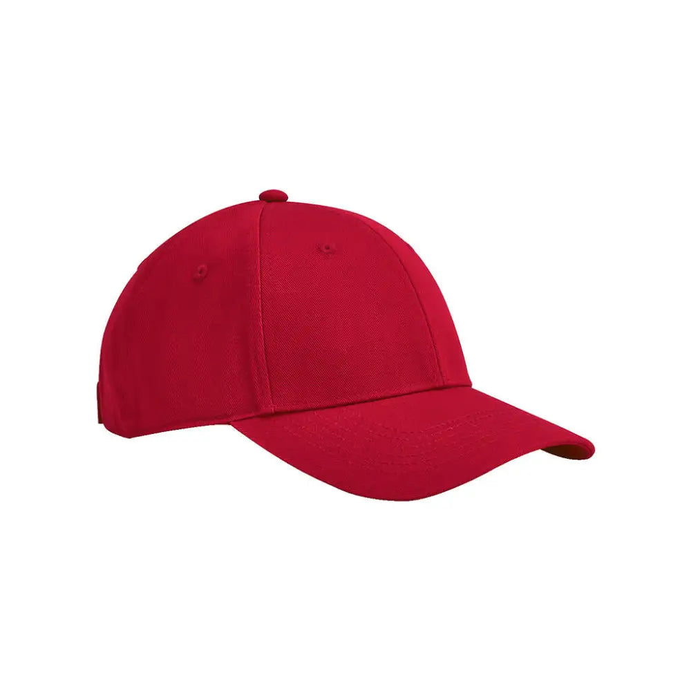 Beechfield EarthAware® Junior Clas. Org. Cotton 6 Panel Cap - Classic Red
