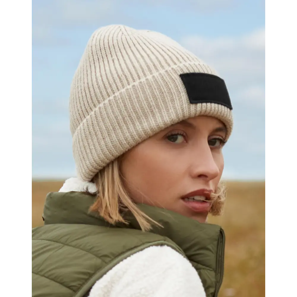 Beechfield Fashion Patch Beanie