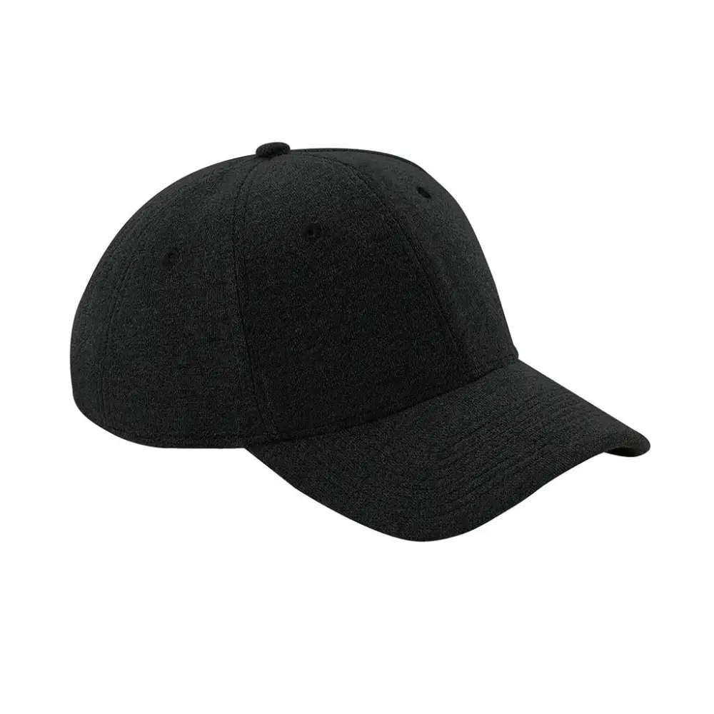 Beechfield Jersey Athleisure Baseball Cap - Black