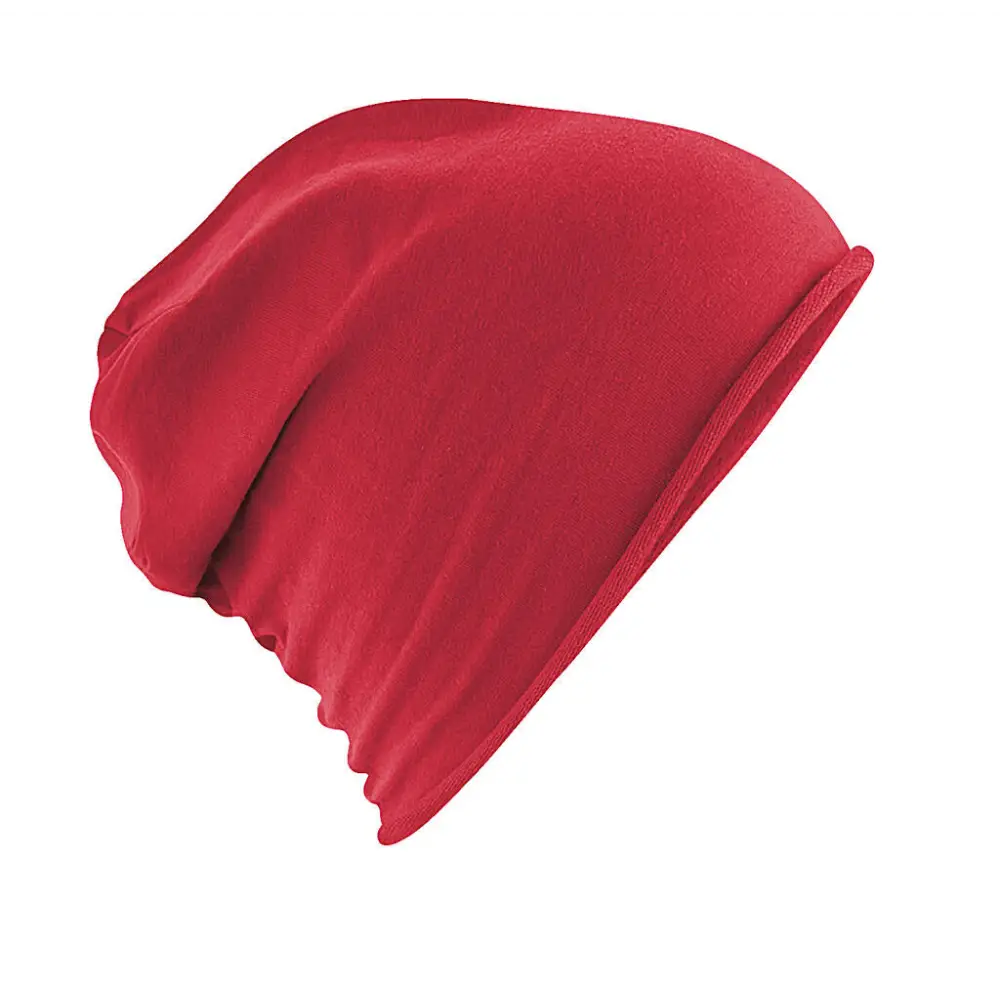 Beechfield Jersey Beanie - Red
