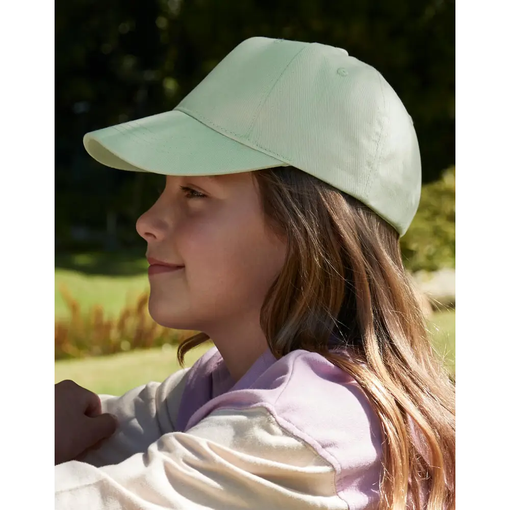 Beechfield Junior Organic Cotton 5 Panel Cap