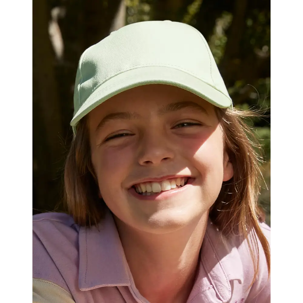 Beechfield Junior Organic Cotton 5 Panel Cap