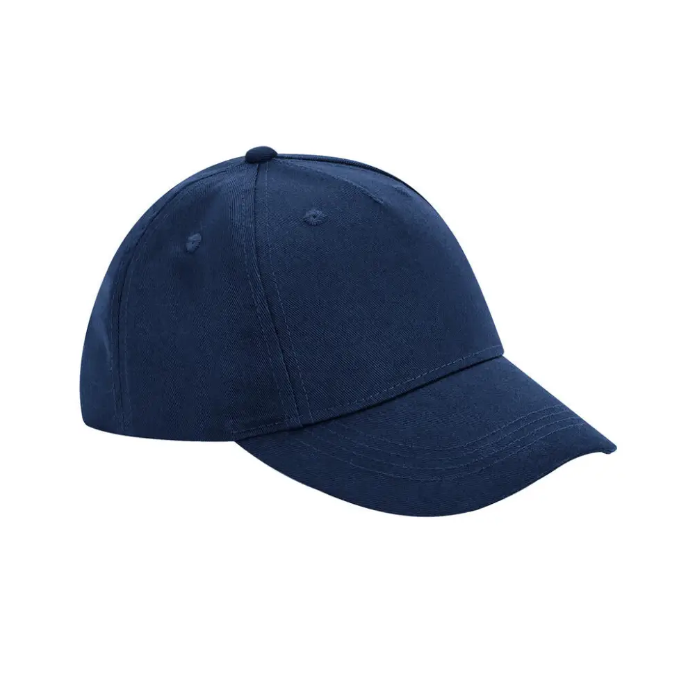 Beechfield Junior Organic Cotton 5 Panel Cap - Navy