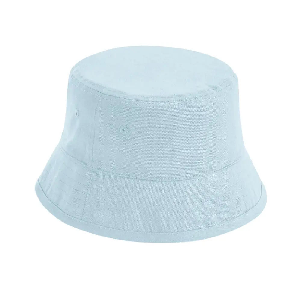Beechfield Junior Organic Cotton Bucket Hat - Powder Blue / S/M