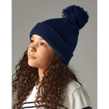 Beechfield Junior Reflective Bobble Beanie
