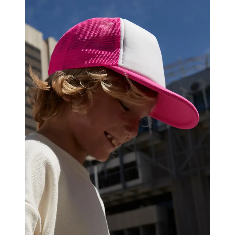 Beechfield Junior Vintage Snapback Trucker