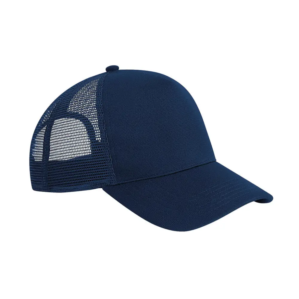 Beechfield Microknit Snapback Trucker - French Navy