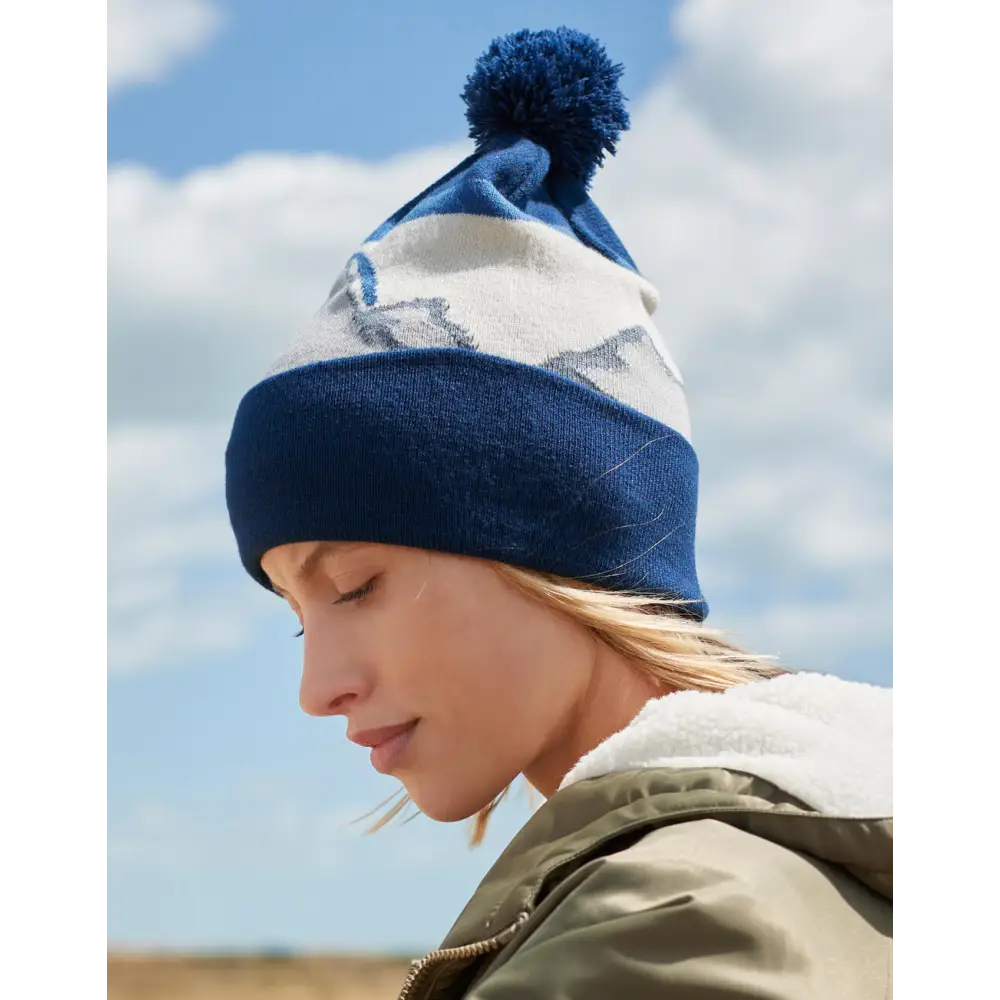 Beechfield Mountain Peaks Pom Pom Beanie