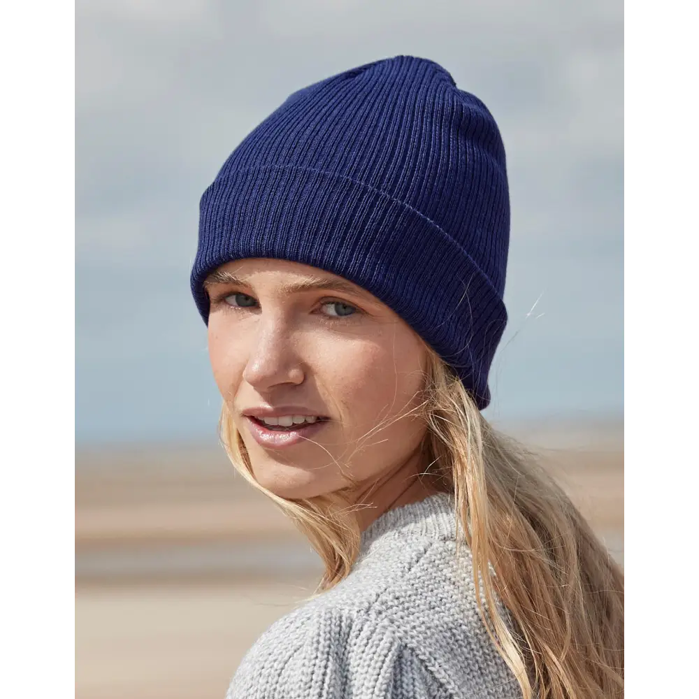 Beechfield Organic Cotton Fine Knit Beanie