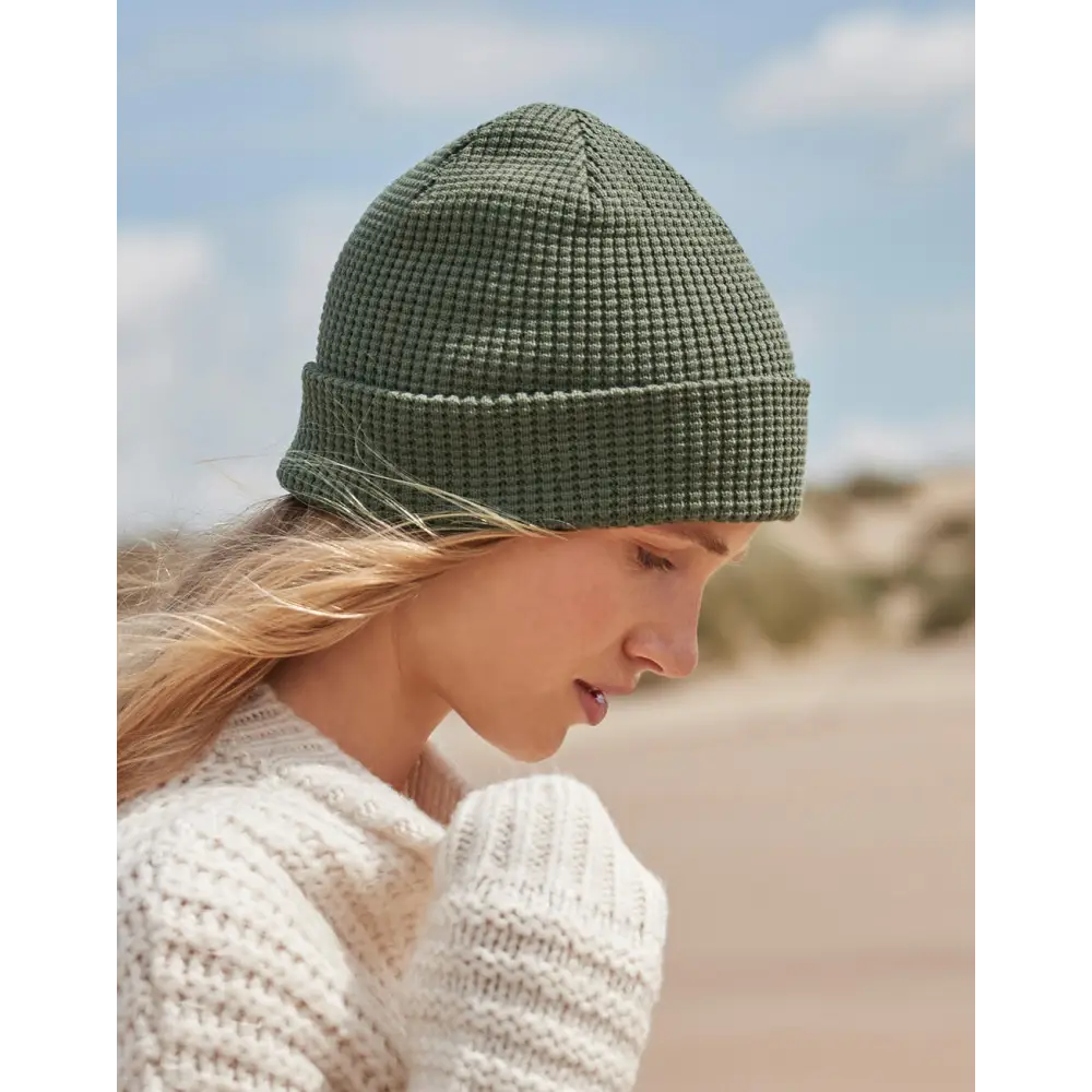 Beechfield Organic Cotton Waffle Beanie