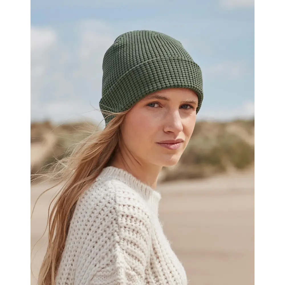 Beechfield Organic Cotton Waffle Beanie