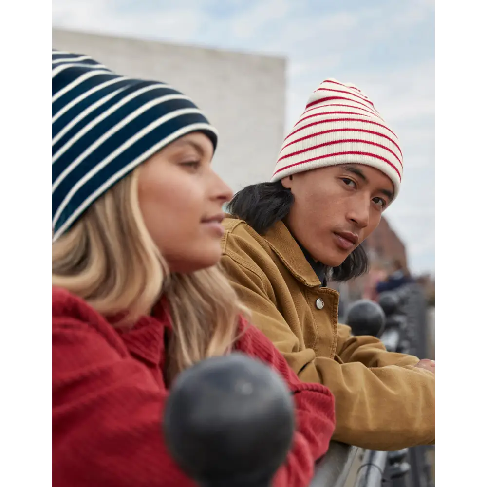 Beechfield Original Deep Cuffed Striped Beanie