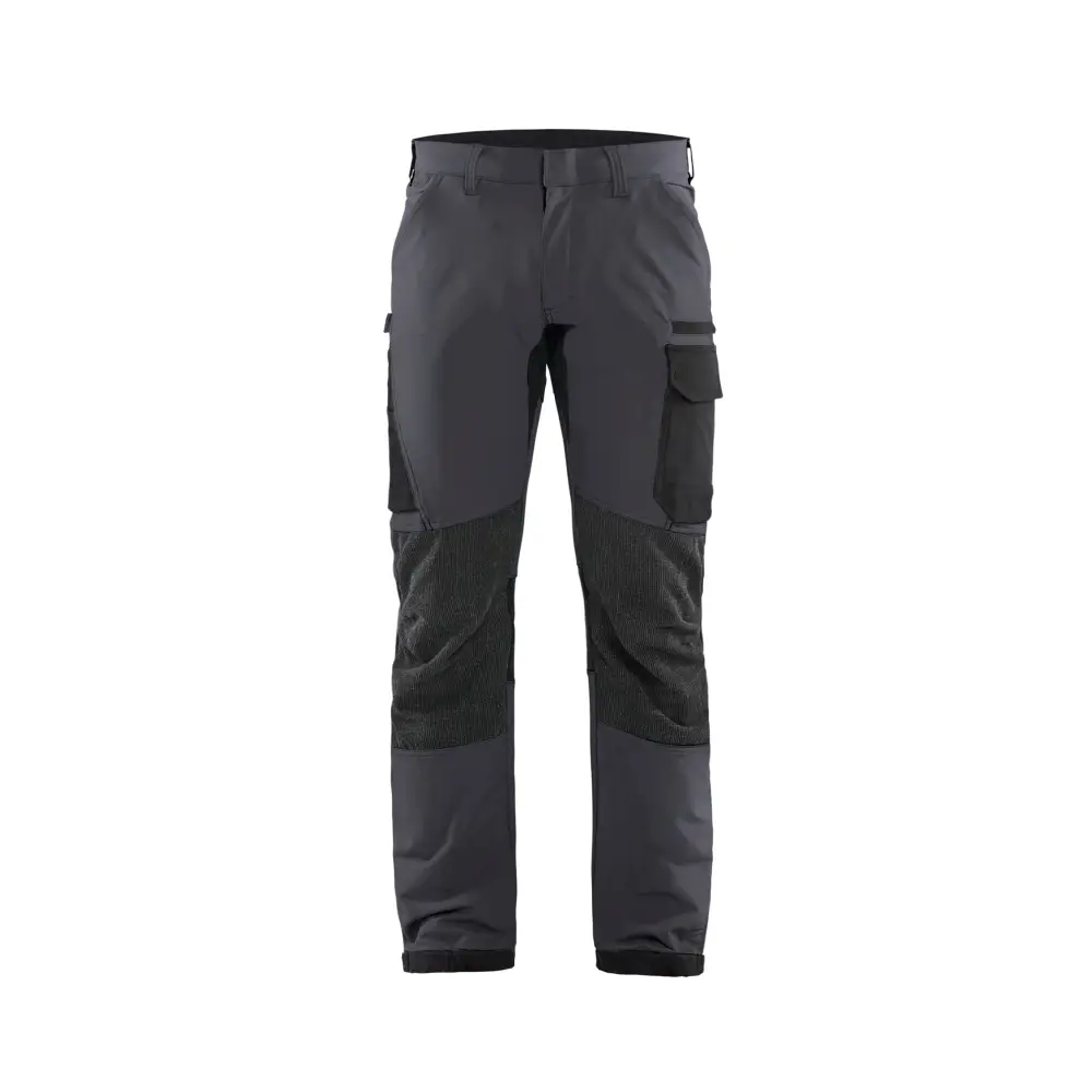 Blåkläder 4-way-stretch service trousers 14221645 - Mid grey/Black / C146