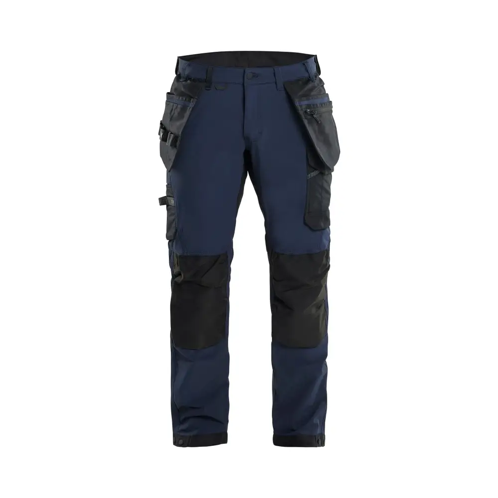 Blåkläder Craftsman trousers 4-way stretch 15221645 - Dark olive green/Black / C146